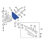 7L2Z4033B - Universals &amp; Rear Axle: Differential Cover for Ford: Explorer, Explorer Sport, Explorer Sport Trac | Lincoln: Aviator | Mercury: Mountaineer Image