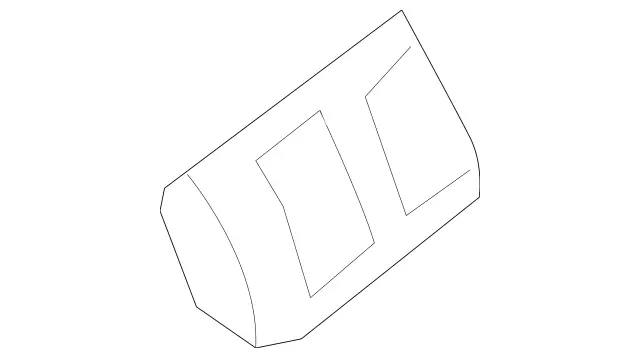 25183011547E94 - Body: Vent Grille for Mercedes-Benz Image