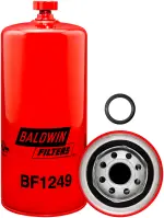 BF1249 - : Fuel/Water Separator Spin-on with Drain for Baldwin Image