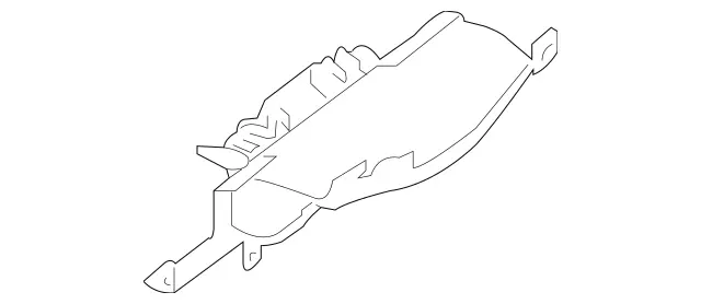 2198601102 - Panelling: Knee Airbag for Mercedes-Benz: CLS500, CLS55 AMG, CLS550, CLS63 AMG Image image