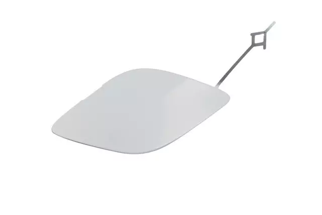 Primed Front Bumper Fascia Tow Eye Access Hole Cover - GM (42536905)