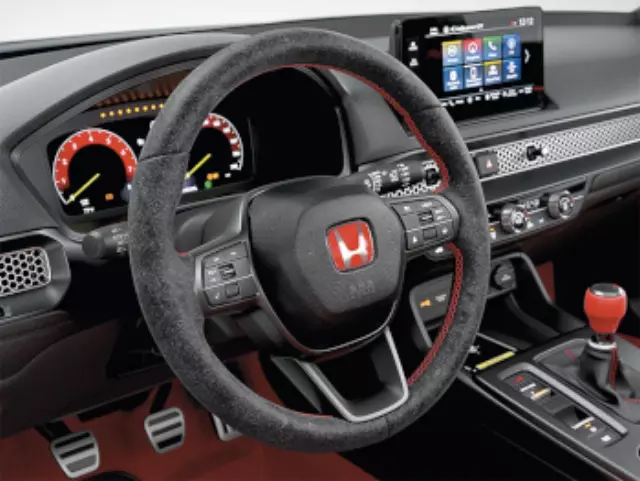 8U97T60110 - Interior: Alcantara Steering Wheel for Honda: Civic Image