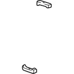 XL3Z8124AA - Cooling System: Inter-cooler Insulator for Ford: F-150, F-150 Heritage, F-250 Image