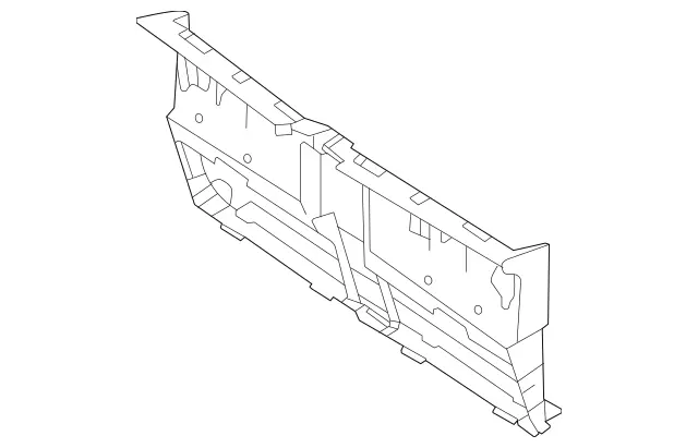 1675054600 - Radiator: Air Duct Segment for Mercedes-Benz: GLE350, GLE450, GLE450e, GLE53 AMG, GLE580, GLE63 AMG S, GLS450, GLS580, GLS63 AMG, Maybach GLS600 Image image
