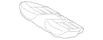 21292061378N54 - Body: Cushion Cover for Mercedes-Benz Image