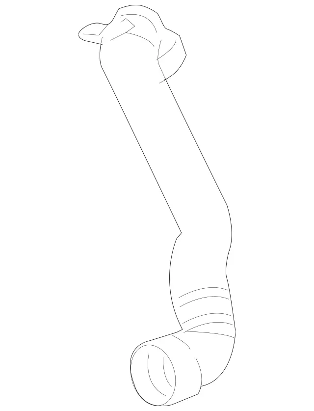 2305014382 - Cooling System: Upper Hose for Mercedes-Benz Image