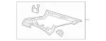 22269017251C34 - Body: Upper Quarter Trim for Mercedes-Benz: S 550, S 550e, S 600, S 63 AMG&amp;reg; Image image