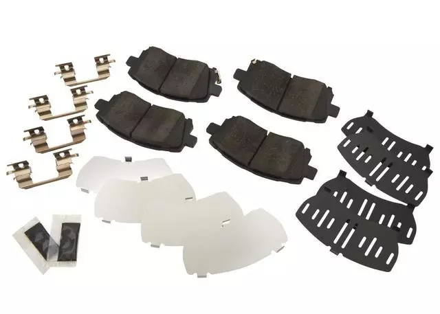 26296AE220 - : FRONT BRAKE PAD SET W/HARDWARE &amp; SHIMS for Subaru Image