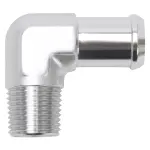 8166 - : Heater Hose End Fitting - 90Â° with 1/2" NPT and 3/4" Barb. for Edelbrock Image