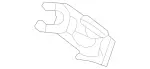 2578881500 - Attachment Parts: Holder for Mercedes-Benz Image