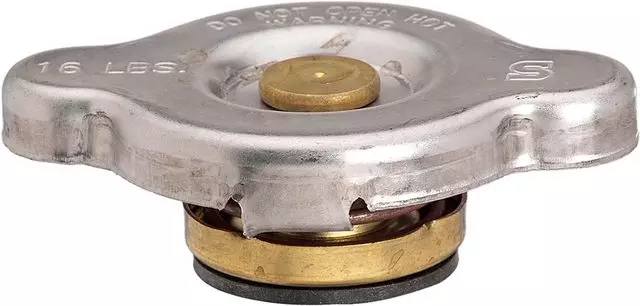 12R8 - Belts and Cooling: 16 P.S.I. Radiator Cap for Acura: Legend, NSX, SLX, TL, Vigor | Chevrolet: Spectrum | Chrysler: Sebring | Dodge: Avenger | Ford: Escort, Expedition, Explorer, Explorer Sport, Explorer Sport Trac, F-150, Mustang, Probe, Ranger, Tempo, Thunderbird, Windstar | Honda: Accord, Civic, CR-V, Passport, Prelude | Hyundai: Accent, Azera, Elantra, Elantra Coupe, Elantra GT, Entourage, Equus, Genesis, Genesis Coupe, Santa Fe, Santa Fe Sport, Sonata, Tiburon, Tucson, Veloster, Veracruz, XG300, XG350 | INFINITI: M45, Q45 | Isuzu: Amigo, Axiom, I-Mark, Impulse, Pickup, Rodeo, Rodeo Sport, Stylus, Trooper, VehiCROSS | Kia: Amanti, Borrego, Cadenza, Forte, Forte Koup, Forte5, K900, Optima, Rio, Rondo, Sedona, Sorento, Soul, Spectra, Spectra5, Sportage | Lexus: ES300, ES330, LX470, RX300 | Lincoln: Navigator | Mazda: 626, B2300, B2500, B3000, B4000, CX-7, CX-9, Miata, Millenia, MPV, MX-5 Miata, MX-6, Protege, Protege5, RX-7 | Mercury: Capri, Cougar, Mountaineer, Topaz, Tracer | Mitsubishi: Eclipse, Lancer, Montero, Outlander, Outlander Sport | Nissan: 300ZX, 370Z, Frontier, Pathfinder, Xterra | Subaru: Baja, Crosstrek, Forester, Impreza, Legacy, Outback, WRX, XV Crosstrek | Suzuki: Equator, Grand Vitara, XL-7 | Toyota: Avalon, Camry, Land Cruiser, Sienna, Solara Image