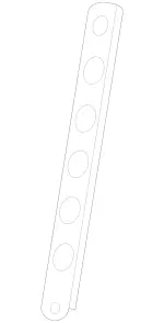 1776224100 - Front-End Assembly, Front Panel: Strut for Mercedes-Benz: 180A, 180b, 220a, A220, A35 AMG, CLA250, CLA35 AMG, CLA45 AMG, CLA45 AMG S, EQB 250+, EQB 300, EQB 350, GLA250, GLA35 AMG, GLA45 AMG, GLB250, GLB35 AMG Image