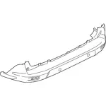 DT1Z17906AA - Body: Bumper Cover for Ford: Transit Connect Image