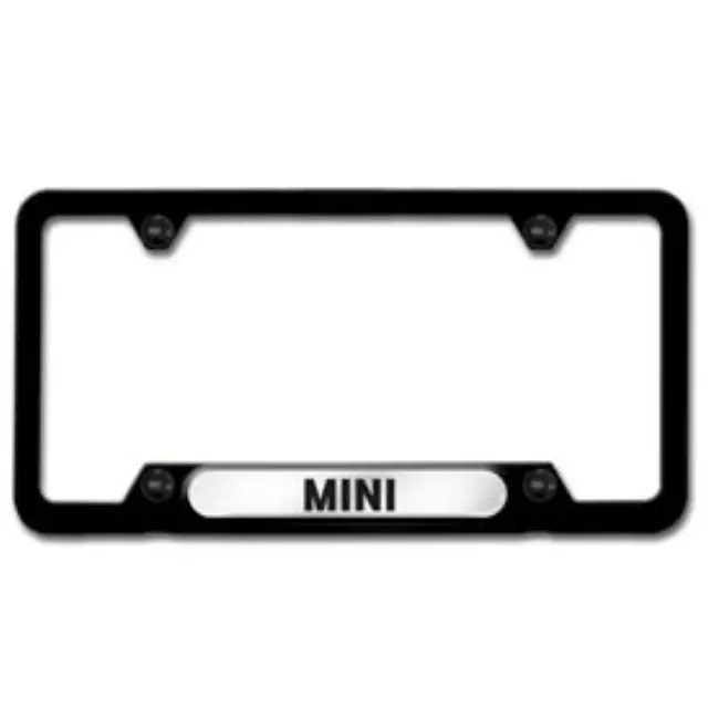 82120147355 - Exterior: License Plate Frames, Stainless Steel, Mini for Mini: Cooper, Cooper Countryman, Cooper Paceman Image