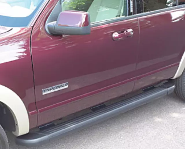 6L2Z16450AA - Exterior: Molded Running Boards - Black for Ford Image