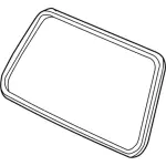 F87Z7842084AA - Body: Weatherstrip for Ford: Explorer, Explorer Sport | Mercury: Mountaineer Image