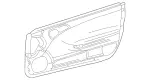 20372080729B50 - Body: Door Trim Panel for Mercedes-Benz Image