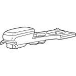 3W6Z76044D90AAA - Body: Upper Trim Panel for Ford Image