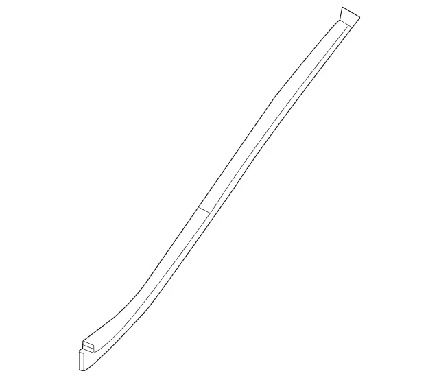 2536903003 - Trim and Lining: Water Deflector for Mercedes-Benz: GLC300, GLC43 AMG, GLC63 AMG Image image