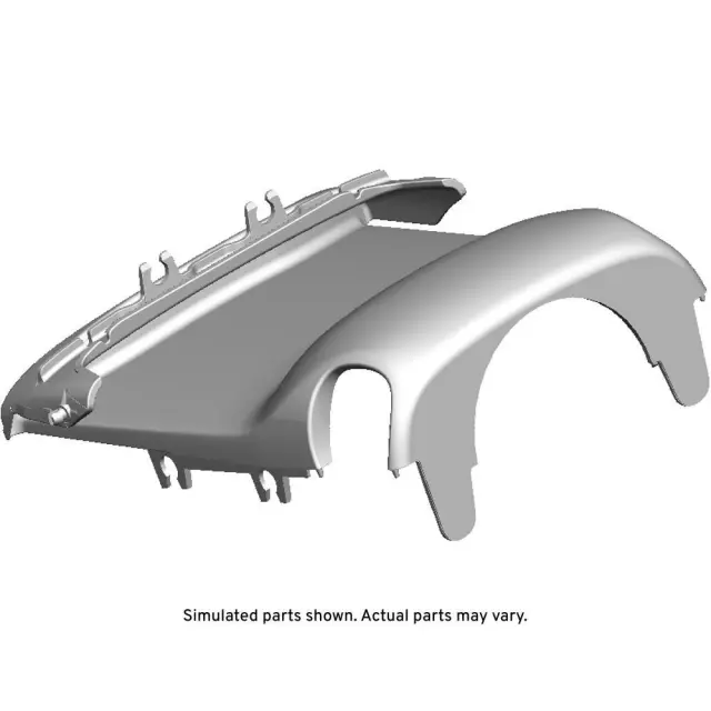 92272298 - Steering: Jet Black Instrument Panel Steering Column Upper Trim Cover for GM Image