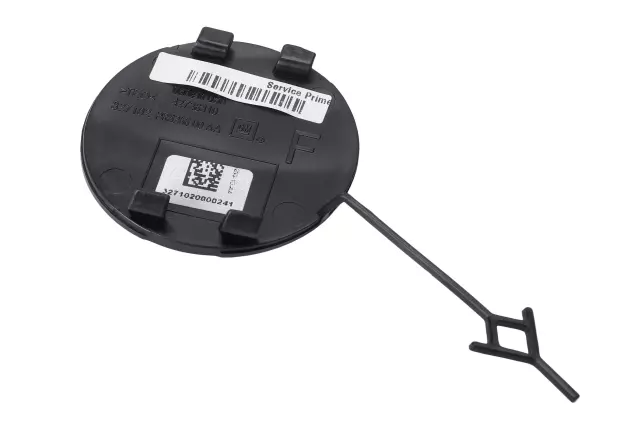 Primed Front Bumper Fascia Tow Eye Access Hole Cover - GM (42786356)