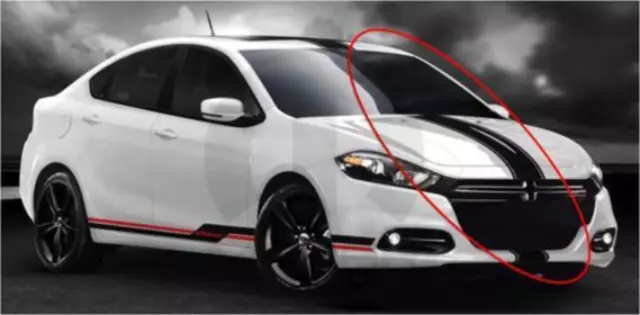 82213369AD - : Hood Decal for Mopar Image