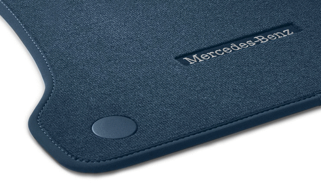 23868037025F32 - Interior: Velour Floor Mats Classic, Set, 4-Piece for Mercedes-Benz: E300, E400, E43 AMG, E63 AMG S Image