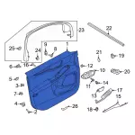 LJ6Z7827406BB - Body: Door Trim Panel for Ford: Escape Image