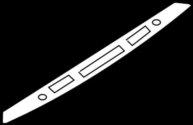 908171BA0A - Body: Finish Molding for INFINITI: EX35, EX37, QX50 Image