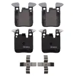 ZX1656 - : QuickStop Rear Disc Brake Pad Set Semi-Metallic for WAGNER BRAKE Image