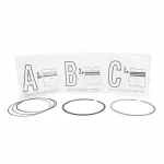 FT4Z6148A - : Piston Rings for Ford: Edge, F-150, Fusion | Lincoln: Continental, MKX, Nautilus Image