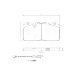 P10096N - : PRIME Ceramic Brake Pad Set for Brembo Image
