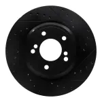63331050R - : DFC Brake Rotor - Drilled and Slotted - Black for DYNAMIC FRICTION Image