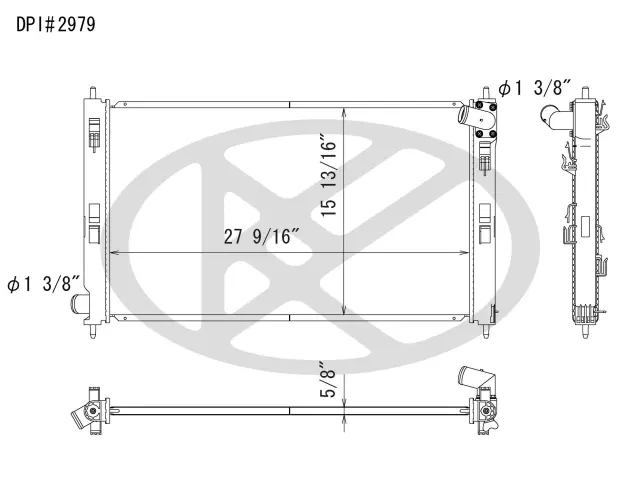 A2979 - Cooling Systems: Koyorad Radiator for Koyo Image