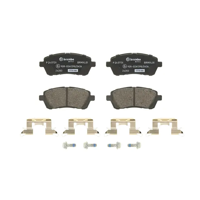 P24072X - : XTRA Low-Met Disc Brake Pad Set for Brembo Image