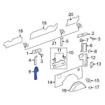 KK3Z61312A59AA - Body: Front Molding for Ford Image