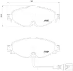 355020191 - : Disc Brake Pad Set for Hella Pagid Image
