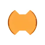 5208 - : SlimLite 8" LED - Light Shield - Amber for KC HiLiTES Image
