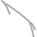 F1EZ5821596B - : Run Weather-Strip for Ford: Focus Image