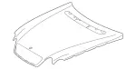 215880015728 - Attachment Parts: Hood for Mercedes-Benz Image