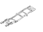 AL5Z5005GA - Body: Frame Assembly for Ford: Ranger Image