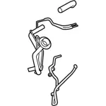 8A5Z9034D - Fuel System: Filler Pipe for Lincoln: MKS Image
