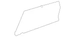 25181005209E28 - Body: Blind for Mercedes-Benz: R 320, R 350, R 500, R 63 AMG&amp;reg; Image image
