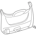 GJ5Z7842906BC - Body: Lower Trim Panel for Ford Image