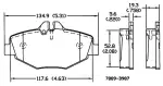 13057143 - : Disc Brake Pad Set for OmniParts Image