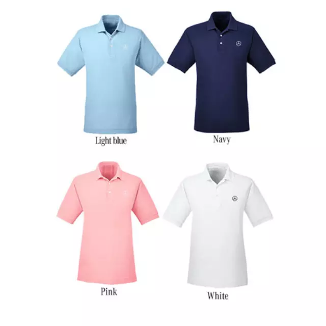 144382502 - : Mer Mens Everyday Short-Sleeve Cotton Po for Mercedes-Benz Image