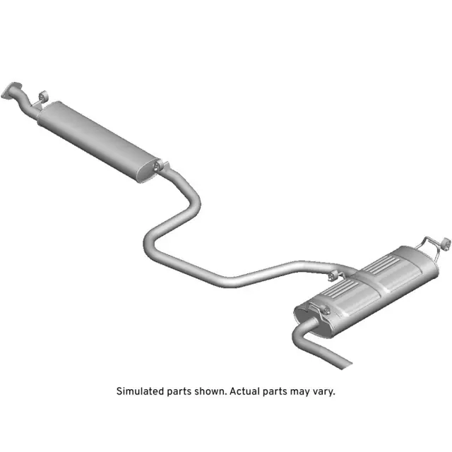 22689472 - Exhaust: Muffler &amp; Pipe for Pontiac: G6 Image