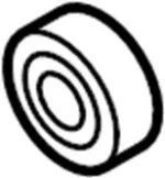 38120EA000 - Front Drive Axle: Pinion Bearings for Infiniti Image