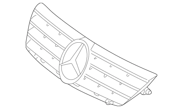 2038800383 - Attachment Parts: Trim for Mercedes-Benz: 180C, C230, C320 Image image