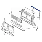 LX6Z9F721A - Body: Upper Deflector for Ford: Bronco Sport, Maverick Image
